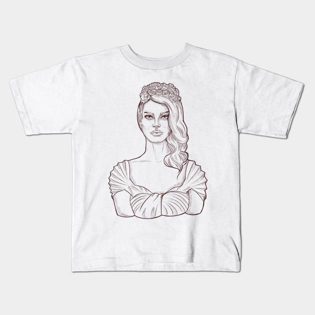 Celebrity girl Kids T-Shirt by JessicaJaneAusten